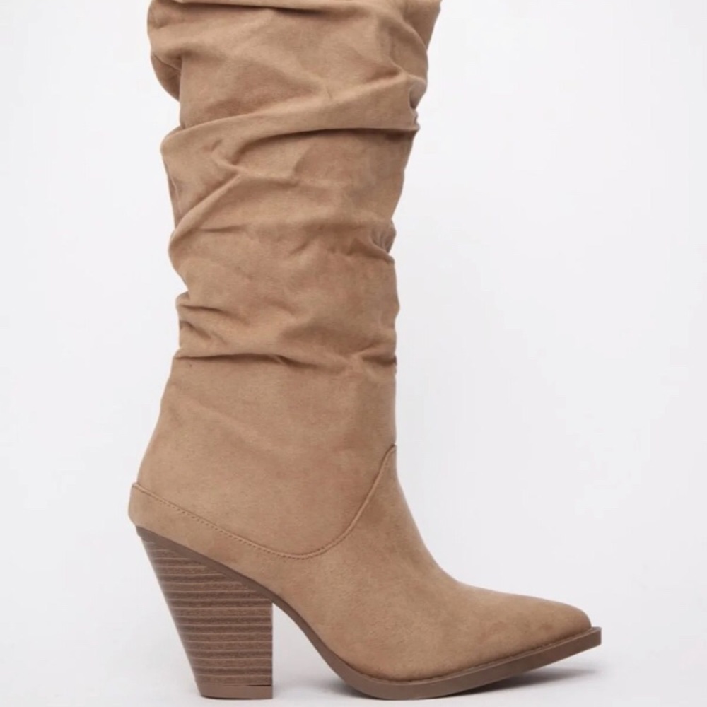 Tan High Boots